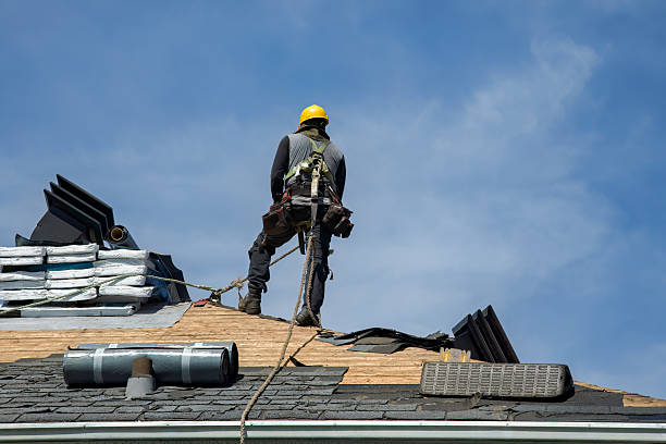 Professional Metal Roofing technician working in Roslindale, MA